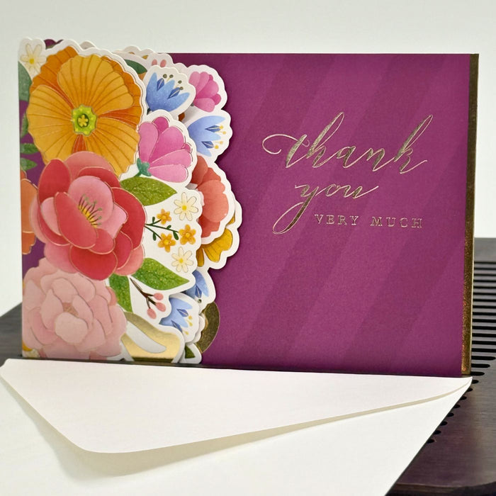 3D Floral Greeting Card – Assorted Dimensional Stationery Card