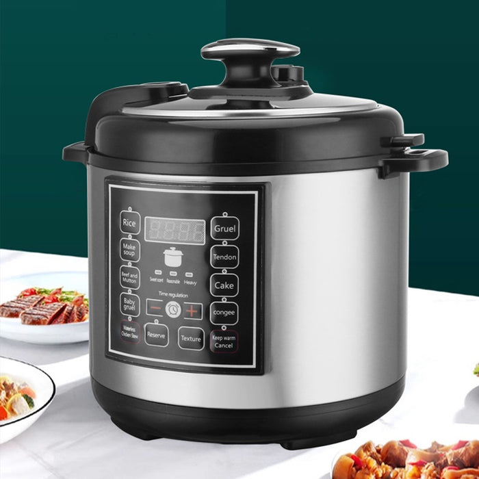 5L Multifunction Intelligent Pressure Rice Cooker With Timer