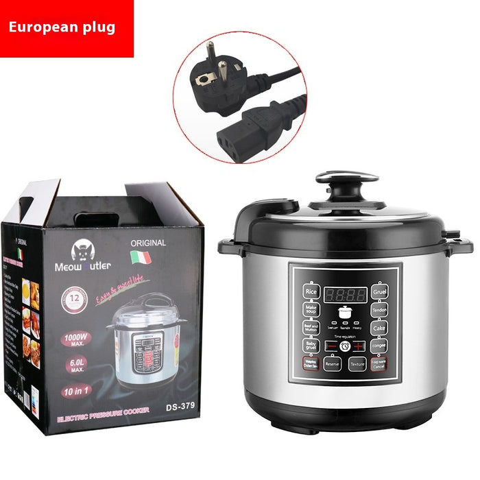5L Multifunction Intelligent Pressure Rice Cooker With Timer