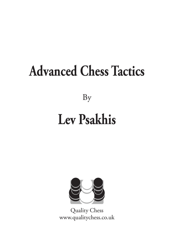 Advanced Chess Tactics 2nd edition by Lev Psakhis (twarda okładka)