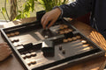 Backgammon w drewnianej kasecie (52x43,5 cm)