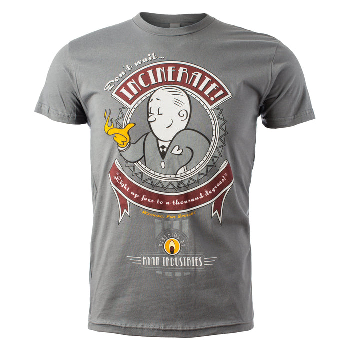 BioShock - Incinerate Plasmid Cotton T-shirt
