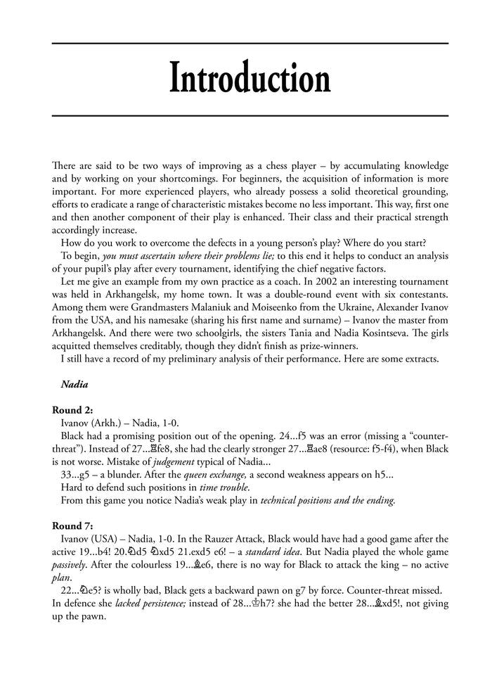 Chess Lessons by Vladimir Popov (twarda okładka)