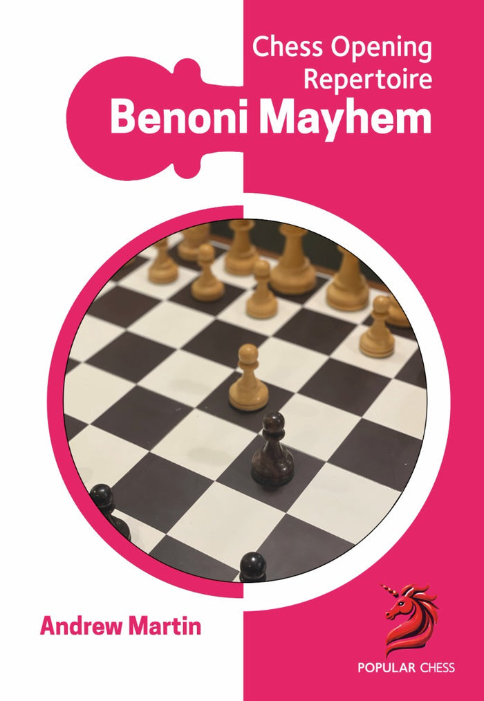 Chess Opening Repertoire: Benoni Mayhem by Andrew Martin (miękka okładka)