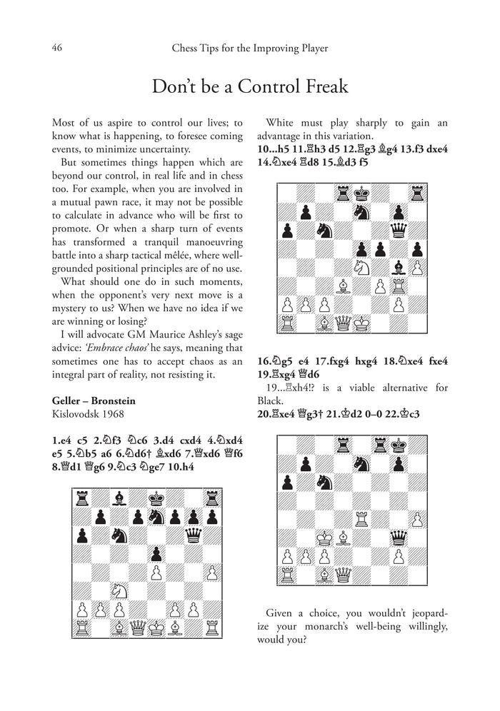 Chess Tips for the Improving Player by Amatzia Avni (miękka okładka)
