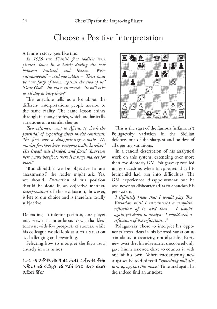 Chess Tips for the Improving Player by Amatzia Avni (miękka okładka)