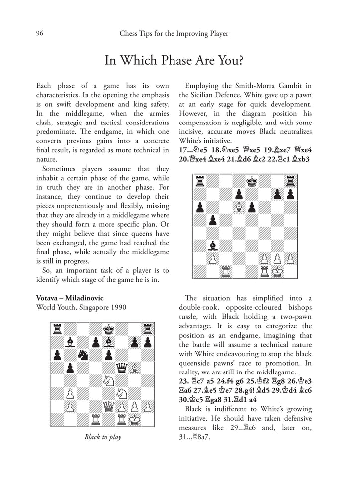 Chess Tips for the Improving Player by Amatzia Avni (miękka okładka)