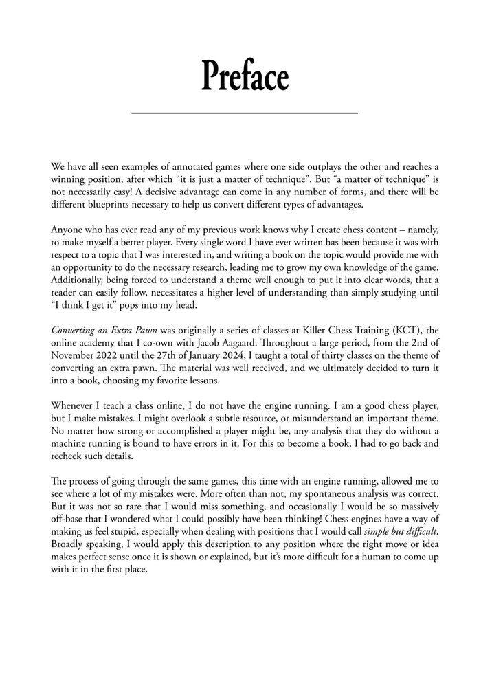 Converting an Extra Pawn in Chess by Sam Shankland (twarda okładka)