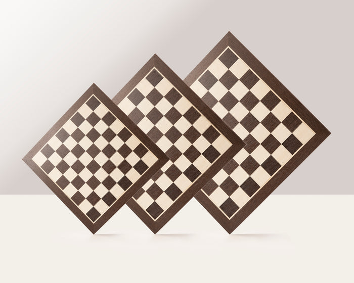 Deska szachowa nr 6 (bez opisu) wenge/jawor (intarsja)