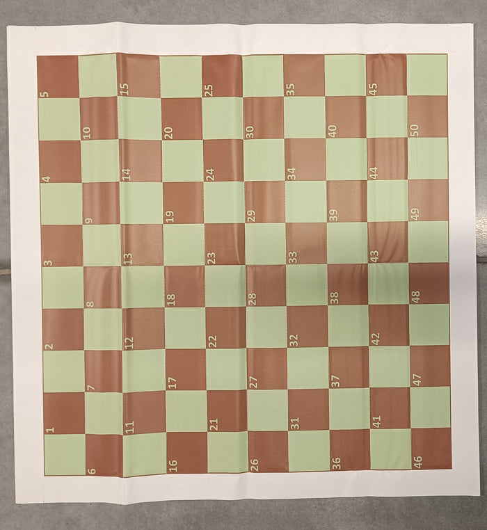 Dwustronna warcabnica magnet. z pionami 81 x 81cm