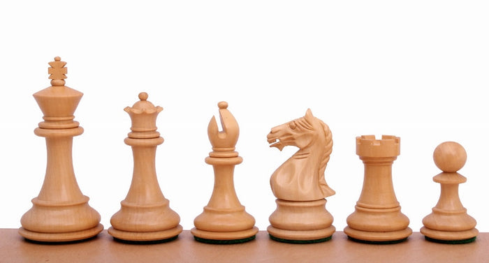 Figury szachowe Supreme 3,5 cala Rzeźbione Drewniane