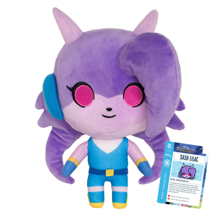 Freedom Planet - 10" Sash Lilac Collector's Stuffed Plush Toy With Collector's Card