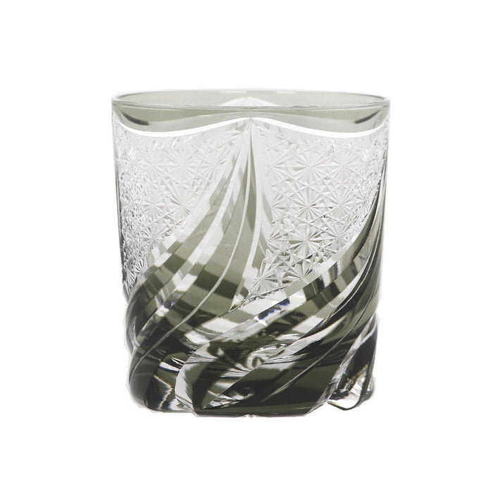 Hand Carved Whiskey Crystal Glass Wine Glass