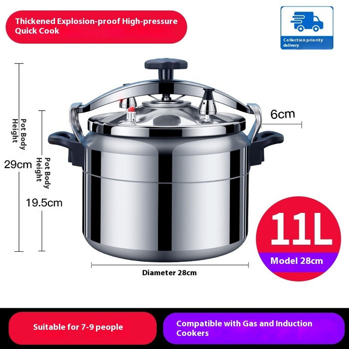 Large Capacity Explosion Proof Pressure Cooker For Gas Stove