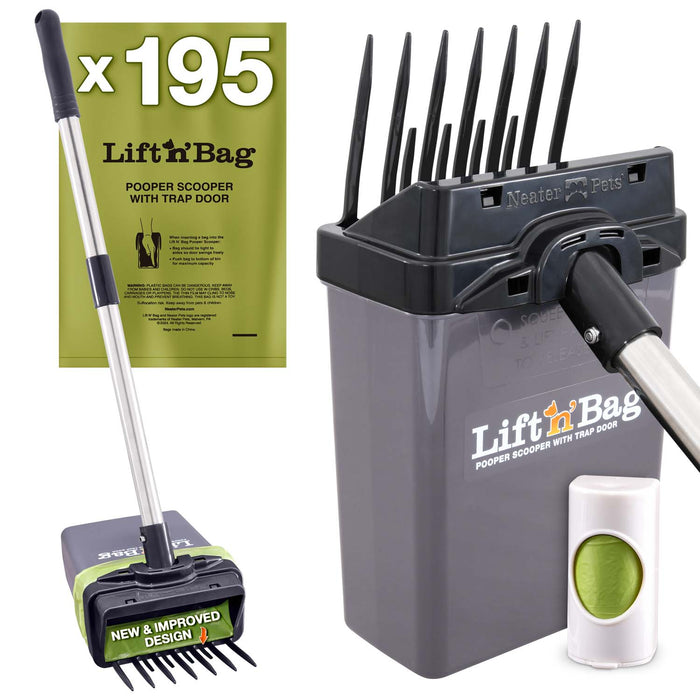 Black Scoop w/ Gray Bin / 195 Bags