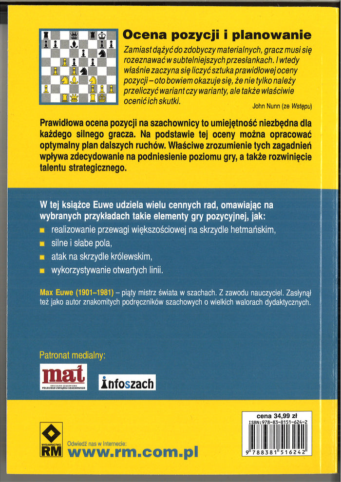 Ocena pozycji i planowanie - Max Euwe (wydanie drugie)