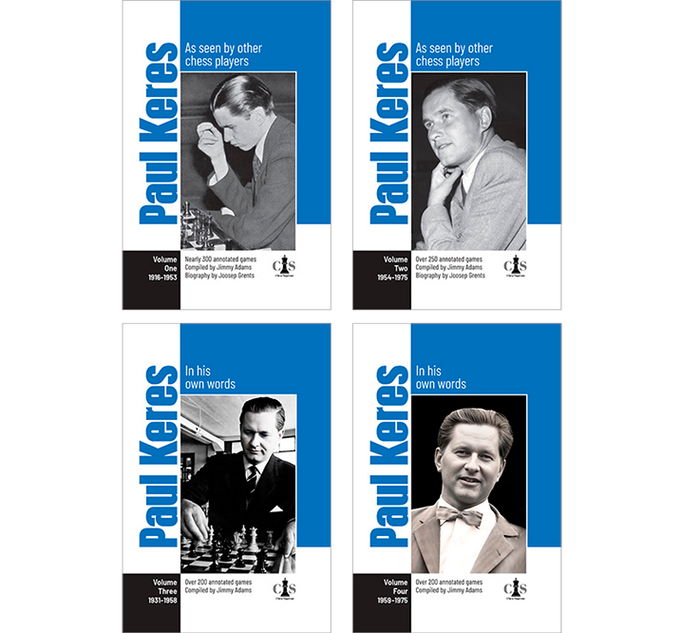 Paul Keres - Volume 1-4 by Jimmy Adams (twarda okładka)