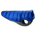 RED DINGO DOG PUFFER JACKET NAVY & TURQUOISE