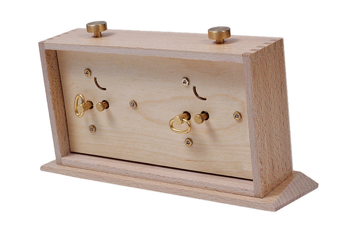 Reloj de madera BHB con base - grande y claro