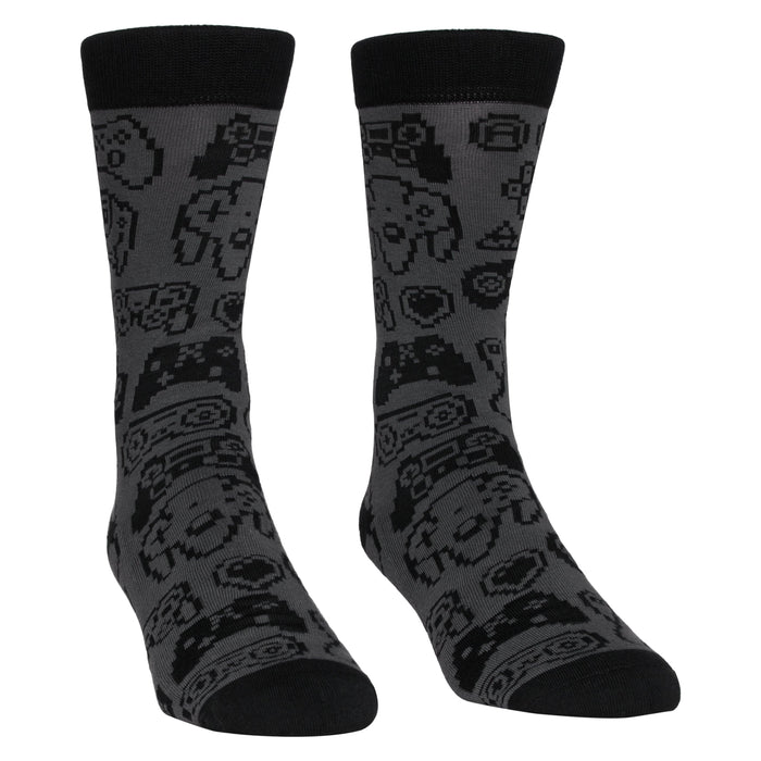 Sanshee - Gamer Combed Cotton Blend Crew Socks