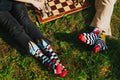 Skarpetki szachowe Rainbow Socks - rozmiar 47-50