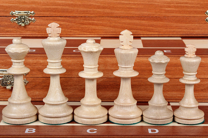 Szachy Turniejowe nr 6 (54x54cm) Intarsjowane