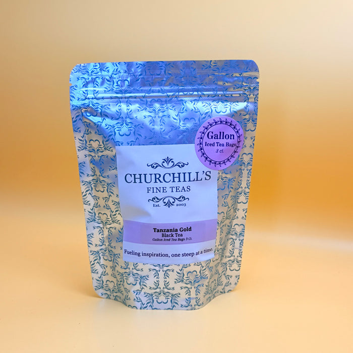 Tanzania Gold Black Tea | 3 Ct. Gallon Iced Tea Bag Pouch