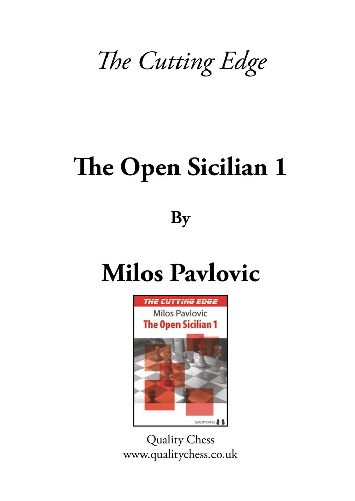 The Cutting Edge 1 - The Open Sicilian 1 by Milos Pavlovic (miękka okładka)