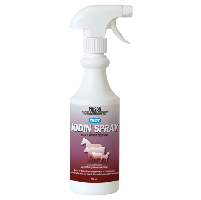 TROY IODINE SPRAY 500ML