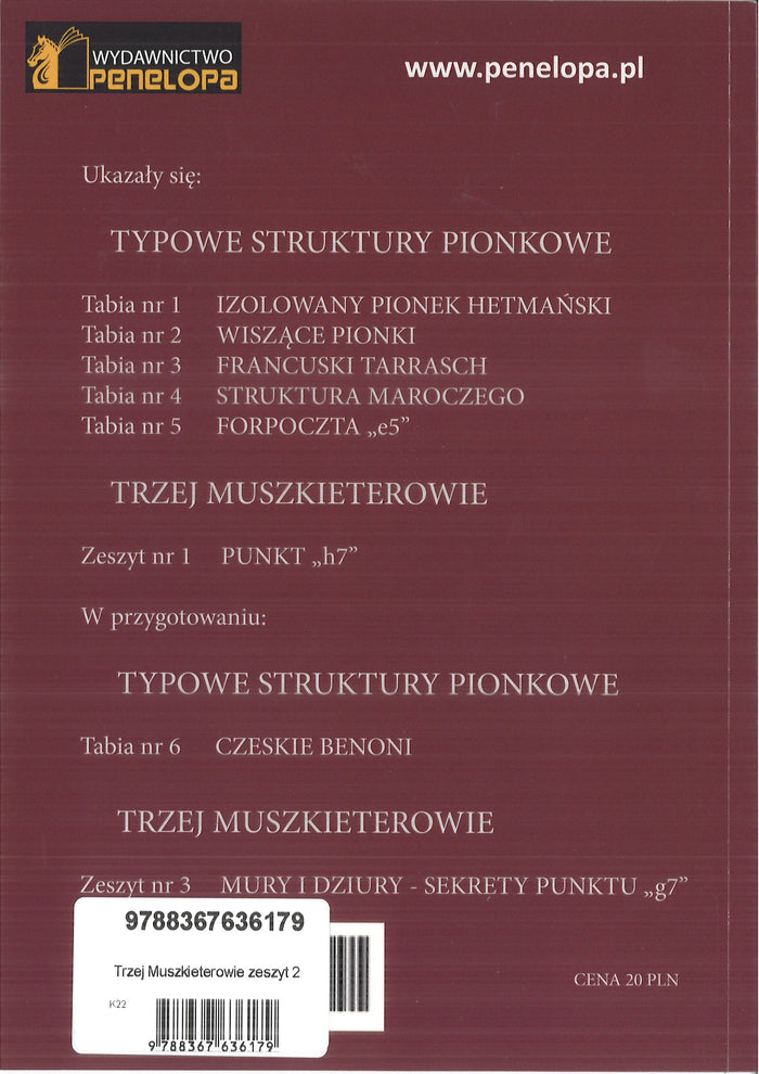 Trzej Muszkieterowie zeszyt nr 2 "Pięta Achillesa f7" - I. Gawle, J. Moraś