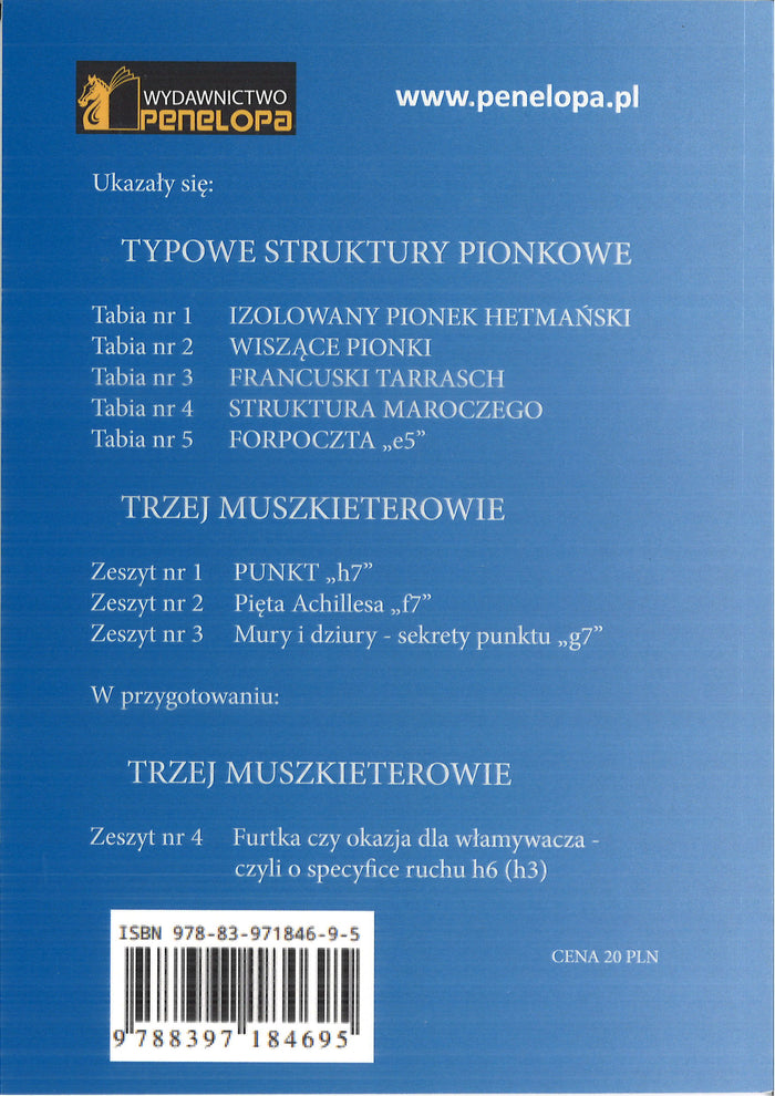 Typowe struktury pionkowe. Czeskie Benoni - I. Gawle, J. Moraś