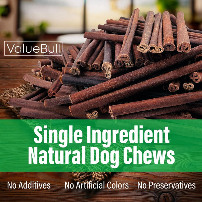 ValueBull Beef Collagen Sticks for Dogs, 12 Inch Medium Chew, 100 Count Bulk Pack - Medium - 100 Sticks