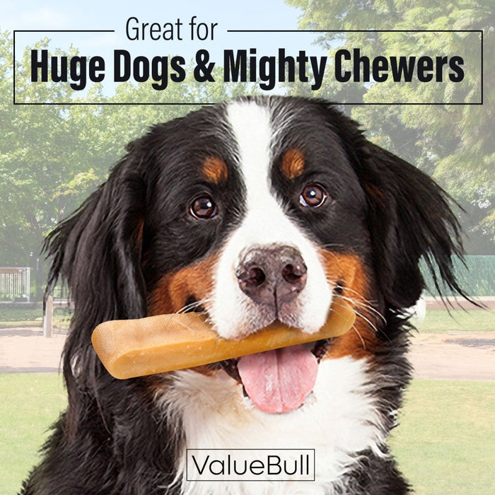 ValueBull Himalayan Yak Cheese Dog Chews, Extra Extra Large, 10 Count - XX-Large - 10 Bars