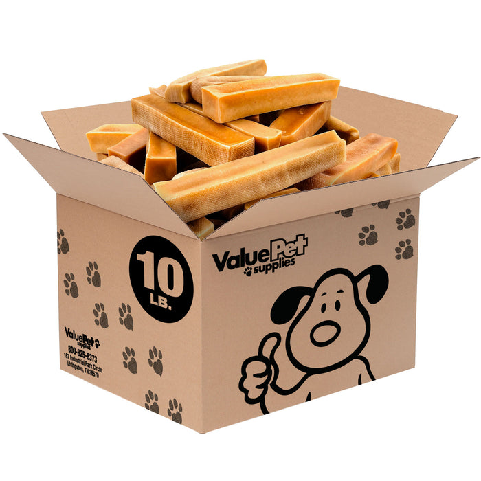 ValueBull Himalayan Yak Cheese Dog Chews, Extra Large, 10 Pound Bulk Pack - X-Large - 10 LB
