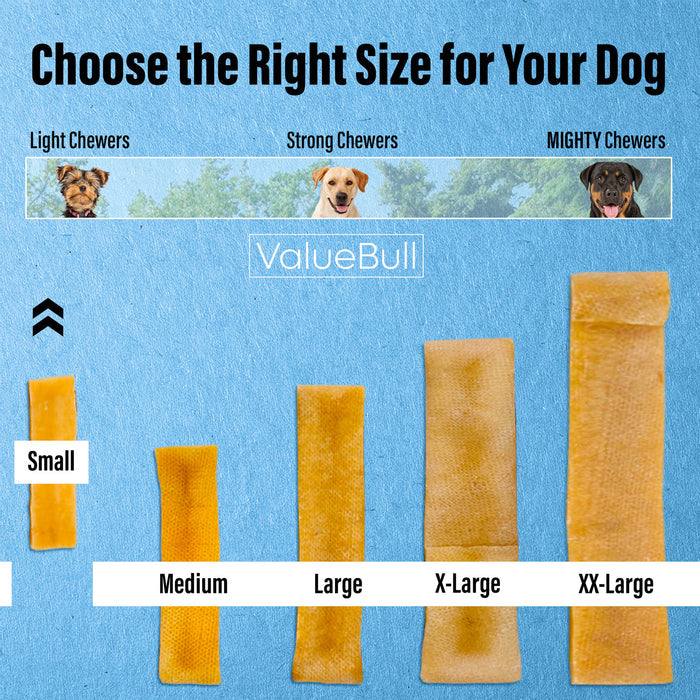 ValueBull Himalayan Yak Cheese Dog Chews, Small, 4 Pound - Small
