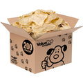 ValueBull USA Beef Collagen Chips Dog Chews, 200 Count Bulk Pack - Natural - 200 Chips