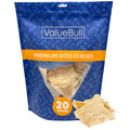 ValueBull USA Beef Collagen Chips Dog Chews, 25 Count - Natural - 25 Chips