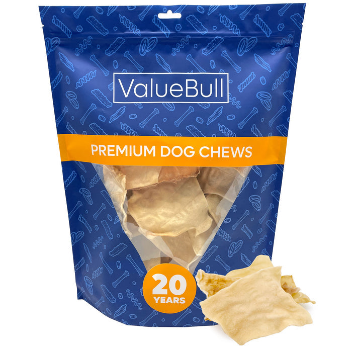 ValueBull USA Beef Collagen Chips Dog Chews, 50 Count - Natural - 50 Chips