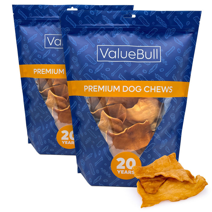ValueBull USA Beef Collagen Chips Dog Chews, Chicken Flavor, 100 Count