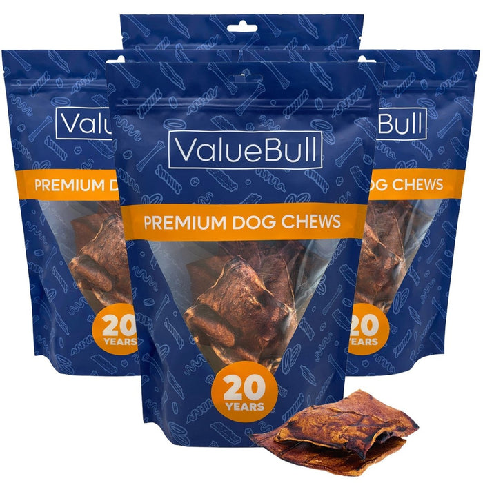 ValueBull USA Beef Rawhide Chips for Dogs, Beef, 4 Pound - Beef - 4 Pound