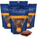 ValueBull USA Beef Rawhide Chips for Dogs, Beef, 4 Pound - Beef - 4 Pound