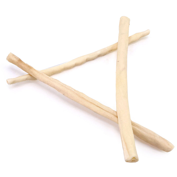 ValueBull USA Beef Rawhide Retriever Rolls for Dogs, Thin 10 Inch, 10 ct - Natural - 10 Rolls