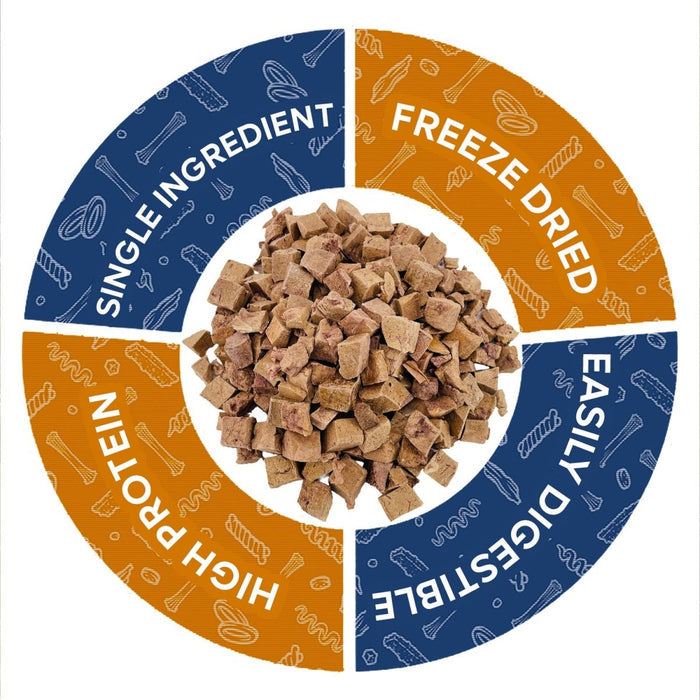 ValueBull USA Freeze Dried Lamb Liver for Dogs & Cats, 4 Pound - Lamb Liver - 4 Pound