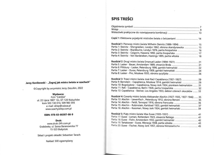 Zagraj jak Mistrz Świata w szachach! - J. Konikowski