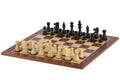 Zestaw szachowy French Lardy - szachownica (pole 50 mm), figury (król 90 mm)